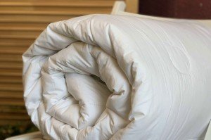 одеяло cashemir comfort (170 x 205, пух - подшёрсток кашмирских коз, 250 гр/м2, 100 % хлопок, пуходержащий тик , белый)